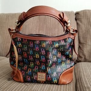 Dooney & burke signature hobo authentic